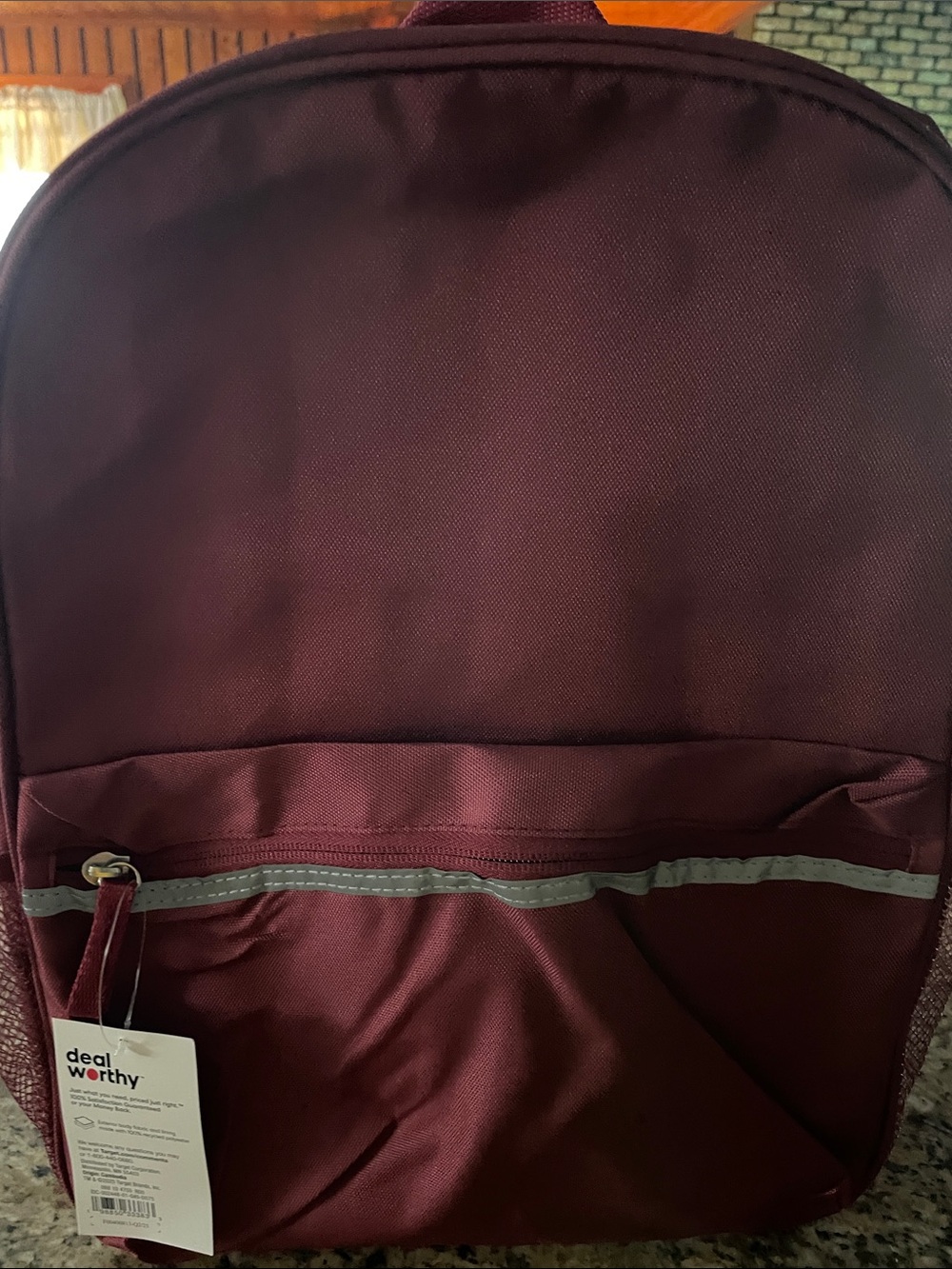 Kids' Maroon Backpack